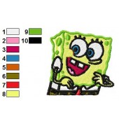 Free Spongebob Embroidery Design